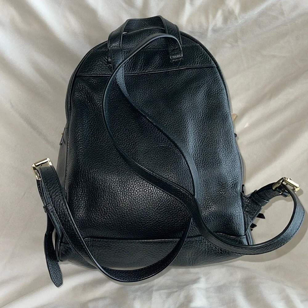 Michael Kors Rhea Medium Pebbled Leather Backpack - Picture 4 of 10